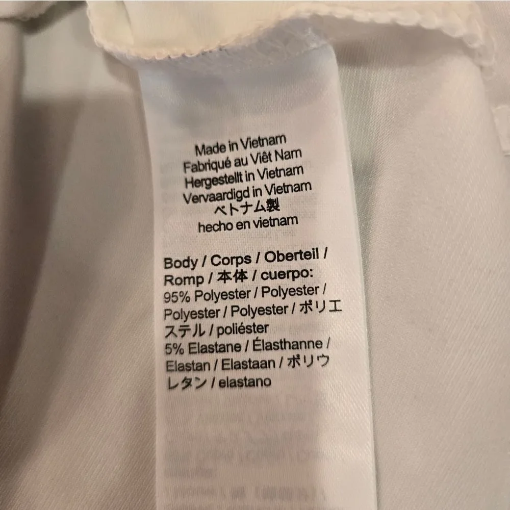 J. Crew Cream Ruffled Short Sleeve Blouse NWT Xsmall